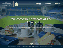 Tablet Screenshot of northcoteattherovers.com